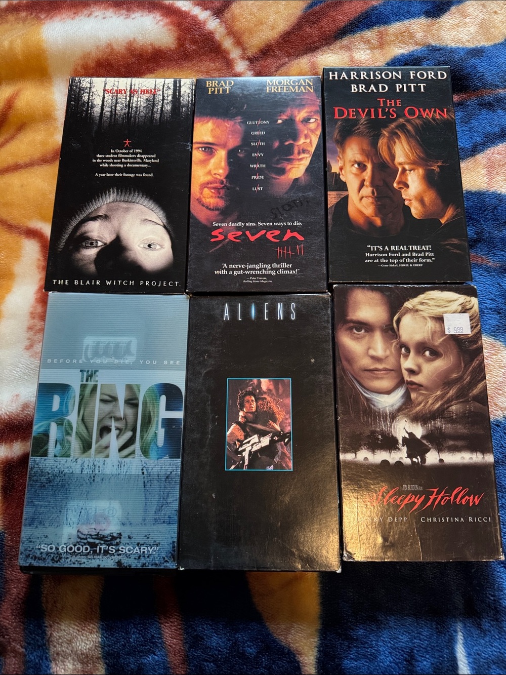 Vintage VHS  Horror/Thrillers